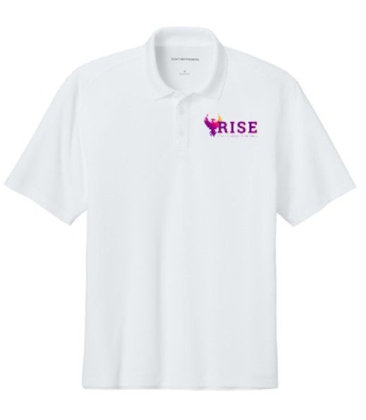 Unisex OR Ladies RISE Logo Port Authority® Wearever Performance Pique Polo