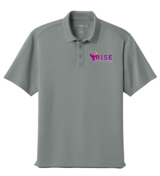 Unisex OR Ladies RISE Logo Port Authority® Wearever Performance Pique Polo