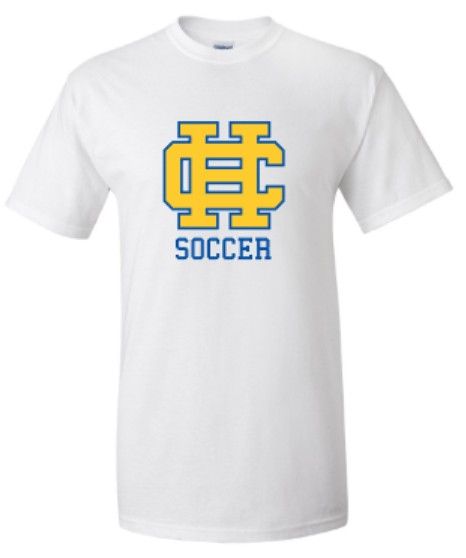 Adult HC Soccer Short OR Long Sleeve Gildan Tee (HCGS)