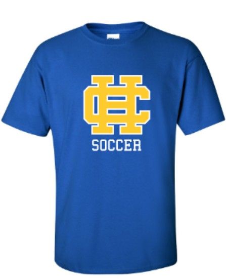 Adult HC Soccer Short OR Long Sleeve Gildan Tee (HCGS)