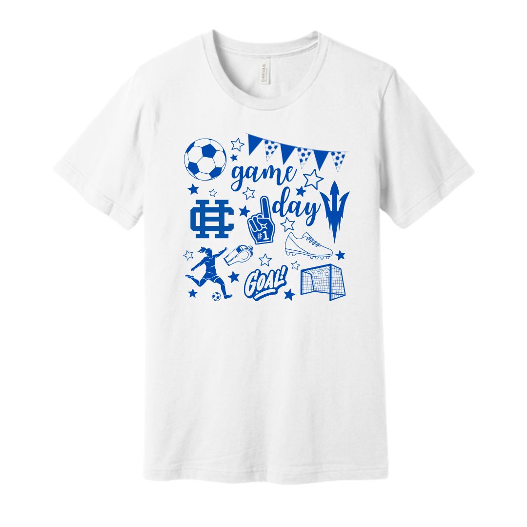 Adult Game Day Short Sleeve Bella + Canvas Jersey Tee (HCGS)