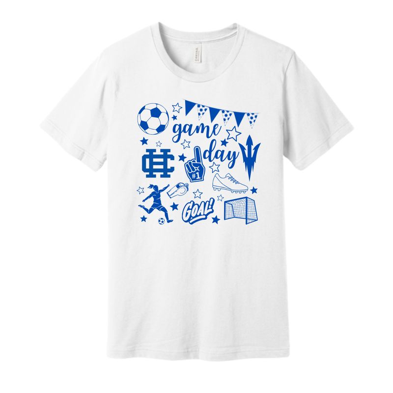 Adult Game Day Short Sleeve Bella + Canvas Jersey Tee (HCGS)