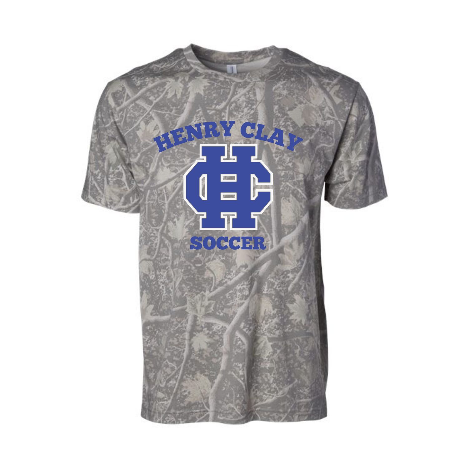 Adult Henry Clay Soccer Camo Short Sleeve Tee (HCGS)