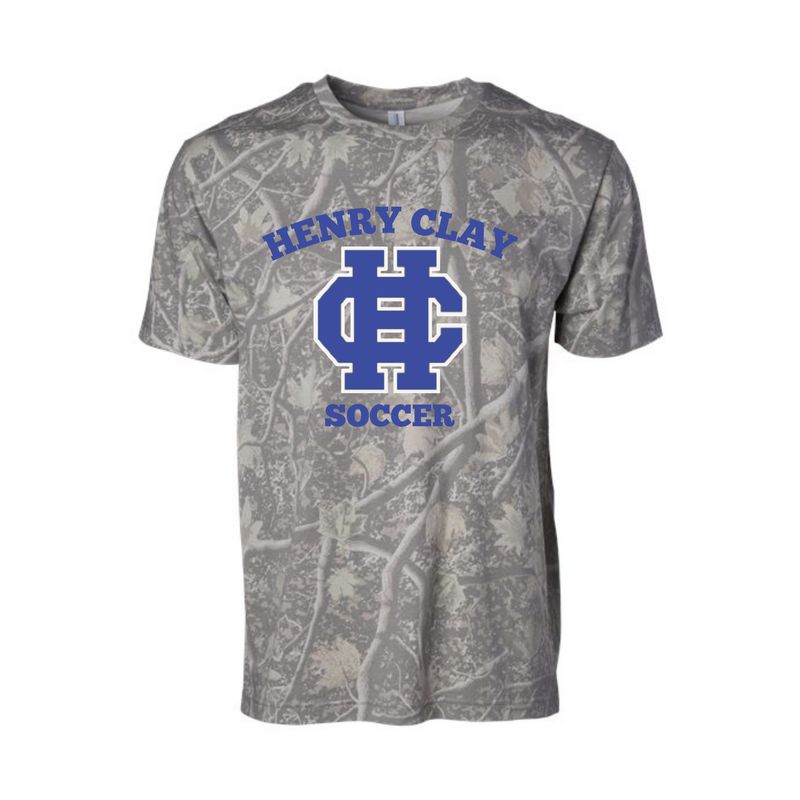 Adult Henry Clay Soccer Camo Short Sleeve Tee (HCGS)