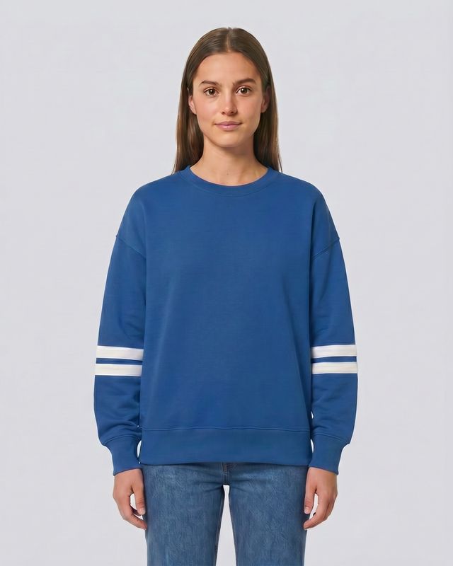 Ladies Blue Devils Applique Boxy Varsity Crew (HCGS)