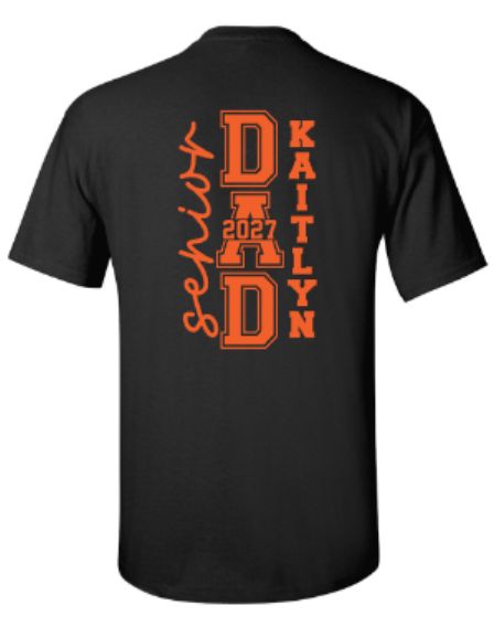 Adult Douglass Dance Senior Dad Gildan Short Sleeve Tee