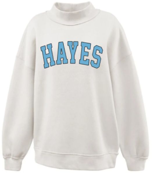 HAYES Applique Mockneck (EJHDT)
