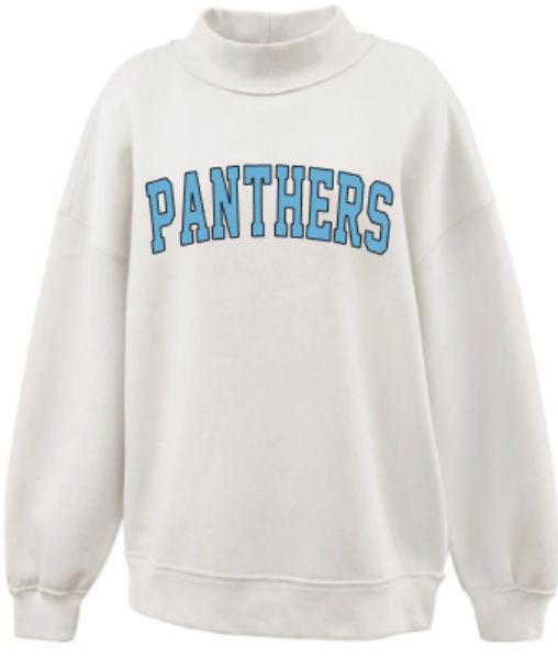 PANTHERS Applique Mockneck (EJHDT)