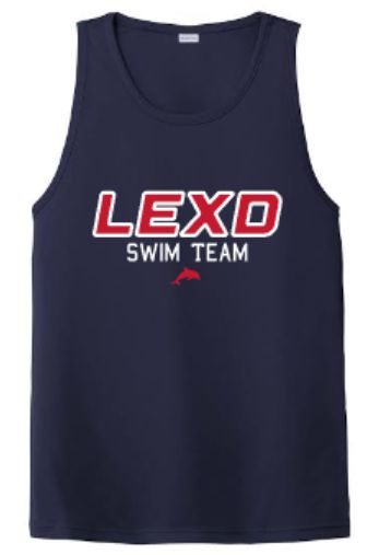 Mens LEXD SWIM TEAM Sport-Tek® PosiCharge® Competitor™ Tank (LEXD)