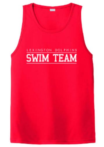 Mens LEXINGTON DOLPHINS SWIM TEAM Sport-Tek® PosiCharge® Competitor™ Tank (LEXD)
