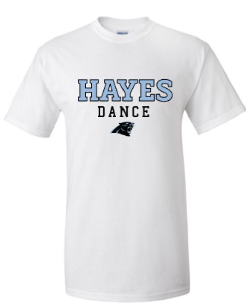 HAYES DANCE with Mascot Short OR Long Sleeve Tee (EJHDT)