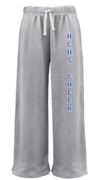Ladies HCHS CHEER Wide Leg Sweatpants (HCC)