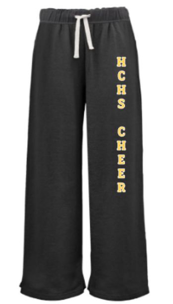 Ladies HCHS CHEER Wide Leg Sweatpants (HCC)