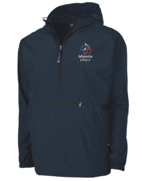 Adult Charles River Pack-N-Go Pullover with Embroidered Lafayette Choir Logo (LC)