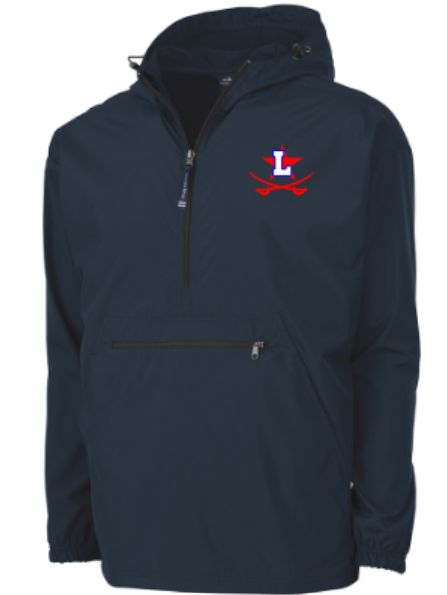 Adult Charles River Pack-N-Go Pullover with Embroidered Lafayette Logo (LC)