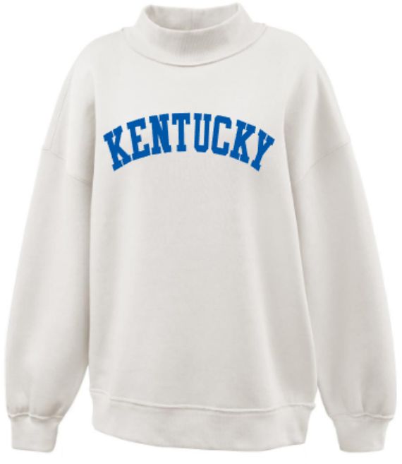 Ladies KENTUCKY Applique Mockneck (CK)