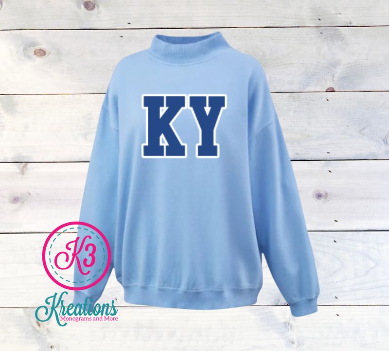 KY Applique Saltwash Mockneck