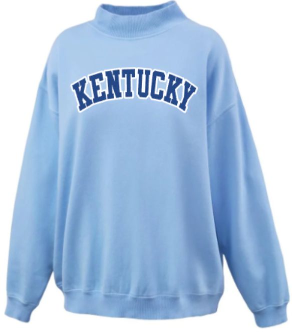KENTUCKY Applique Saltwash Mockneck