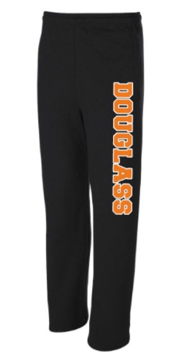 Adult Douglass JERZEES NuBlend Open Bottom Sweatpants (FDXC)