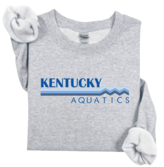 Youth or Adult Kentucky Aquatics Wave Gildan Heavy Blend Sweatshirt (KA)