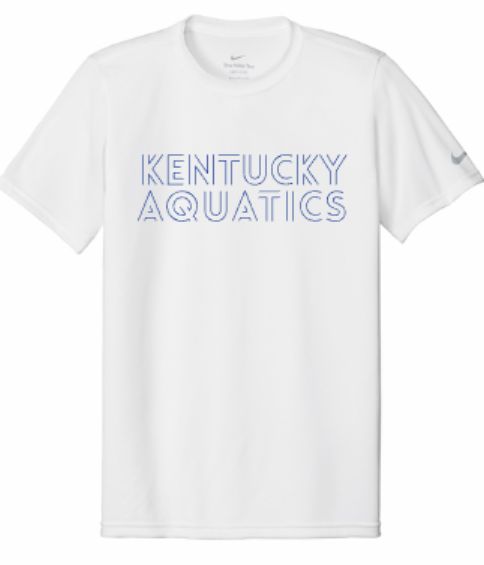 Youth, Ladies Or Mens Kentucky Aquatics Outline Nike Team rLegend Tee (KA)