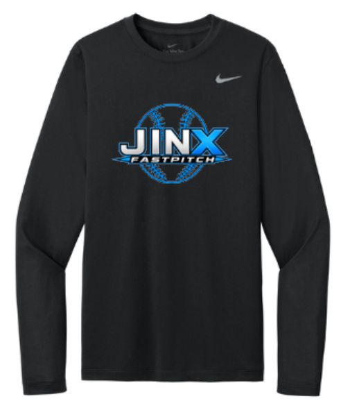 Adult Jinx Fastpitch with Softball Nike Team rLegend Long Sleeve Tee (JFP)