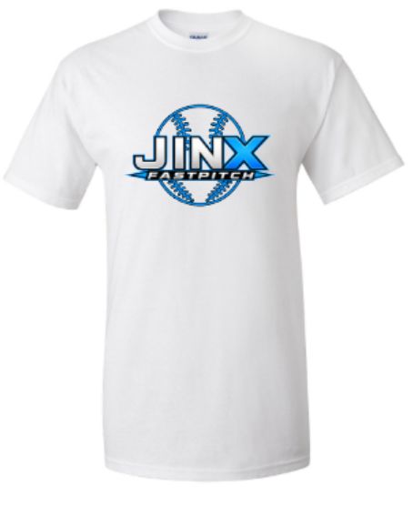 Adult Jinx Fastpitch with Softball Gildan Short OR Long Sleeve Tee (JFP)
