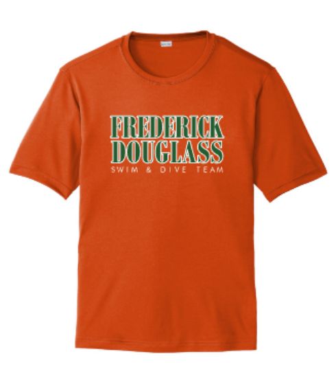 Youth or Adult Frederick Douglass Swim &amp; Dive Team Sport-Tek® PosiCharge® Competitor™ Short or Long Sleeve Tee (DSDT)