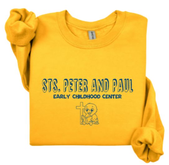 Youth or Adult Sts. Peter and Paul Early Childhood Center Gildan Heavy Blend Sweatshirt (SPPECC)