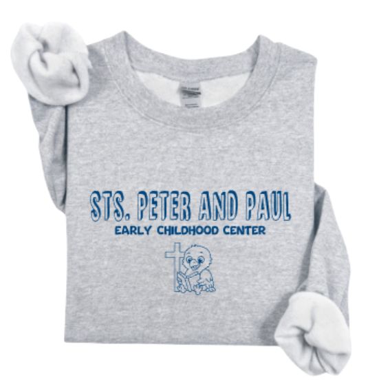 Youth or Adult Sts. Peter and Paul Early Childhood Center Gildan Heavy Blend Sweatshirt (SPPECC)