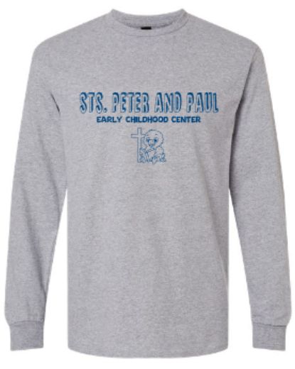 Youth or Adult Sts. Peter and Paul Early Childhood Center Gildan Long Sleeve T-Shirt (SPPECC)