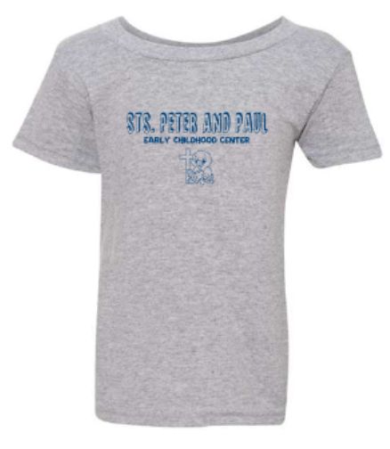 Toddler Sts. Peter and Paul Early Childhood Center Gildan Heavy Cotton™ Sport Grey T-Shirt (SPPECC)