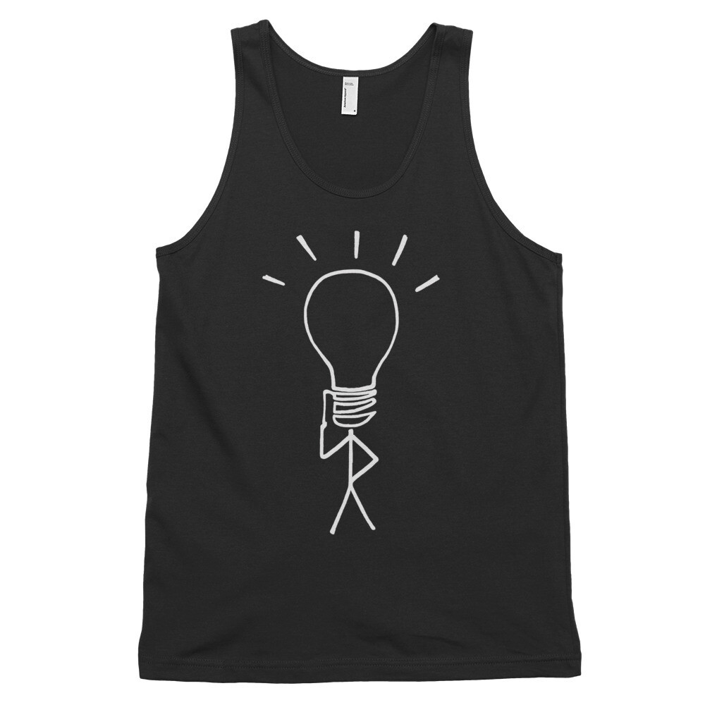 Classic NEL GUY tank top (unisex), Color: Black, Size: XS