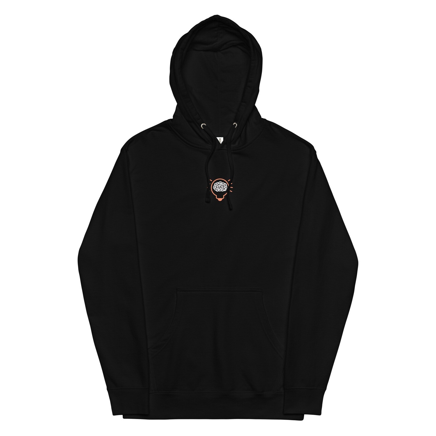 Unisex midweight hoodie, Color: Black, Size: S