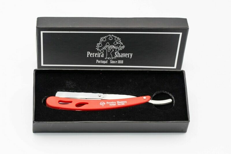 Pereira Shavery Razor For Half DE Blades In Stainless Steel And ABS Plastic Handle