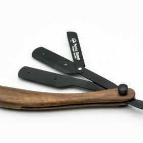 Pereira Shavery Razor For Disposable Half DE Blade With Wooden Handle