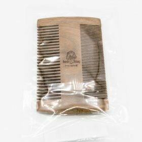 Pereira Shavery Sandal Wood Beard Comb – 2-Sided Rectangle