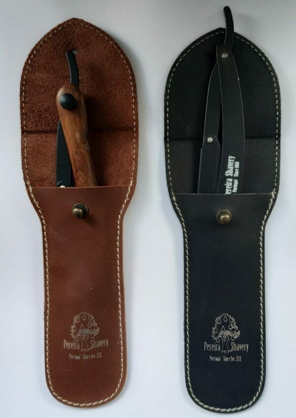Pereira Shavery Straight Razor And DE Razor Shield