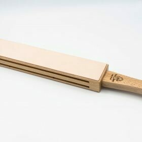 Pereira Shavery Strop Classic In Beechwood With Real Cow Hide – 45.5 Cm