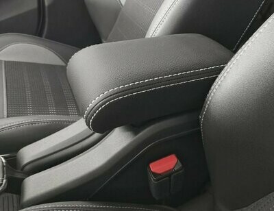 Bracciolo per Peugeot 2008 (2013-2019) LIMITED con doppie cuciture bianche - accoudoir