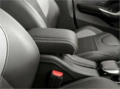 Bracciolo per Peugeot 2008 (2013-2019) LIMITED con doppie cuciture bianche - accoudoir