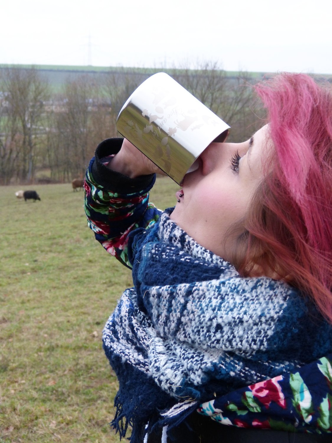 Live and let live Edelstahlbecher