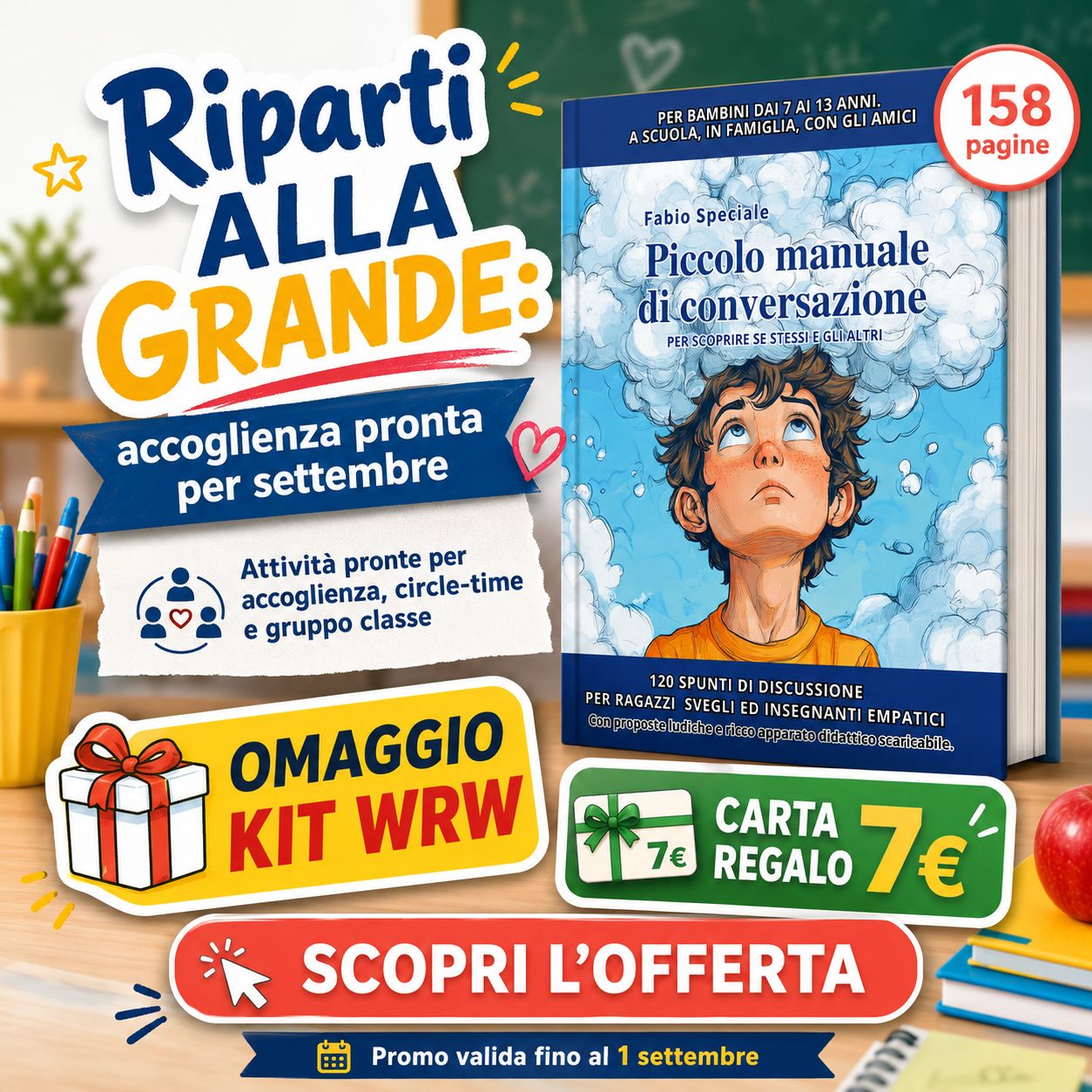 Piccolo manuale di conversazione: 120 spunti didattici per il debate e il circle time.