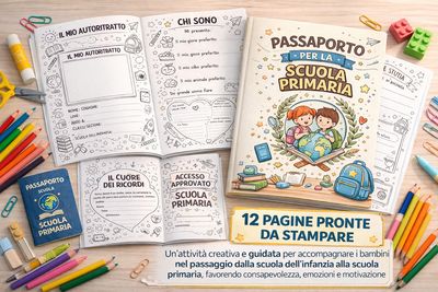 Passaporto per la Scuola Primaria: libretto didattico stampabile per il passaggio dall’infanzia alla primaria