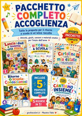 Super Kit Accoglienza – Ritorno a scuola (canzoni e attività creative)