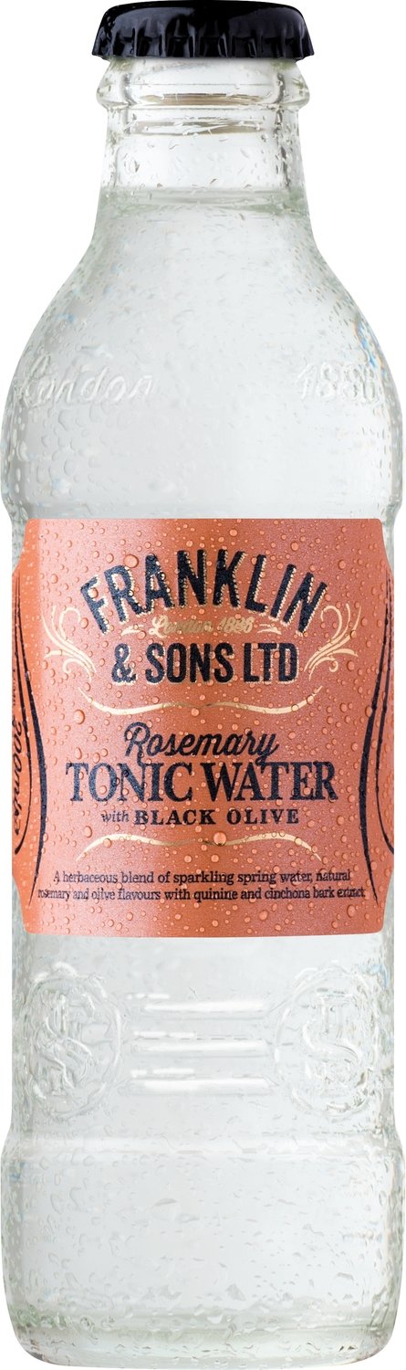 Franklin & Sons Rosemary with Black Olive Tonic (200ML x 12)