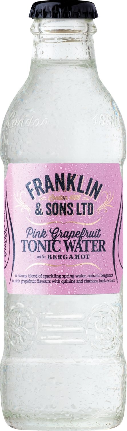 Franklin & Sons Pink Grapefruit with Bergamot Tonic (200ml x 12)