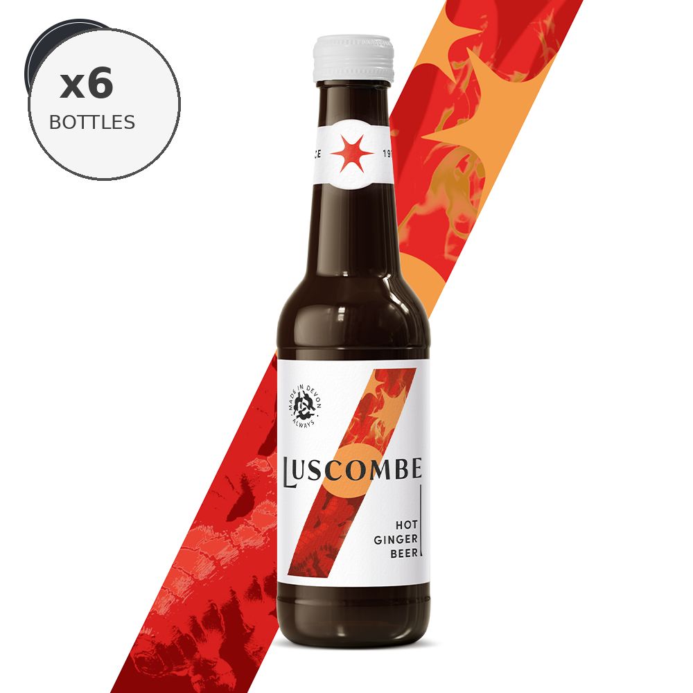 Luscome Spicy Ginger Beer, Non Alcoholic (6 x 270ml)