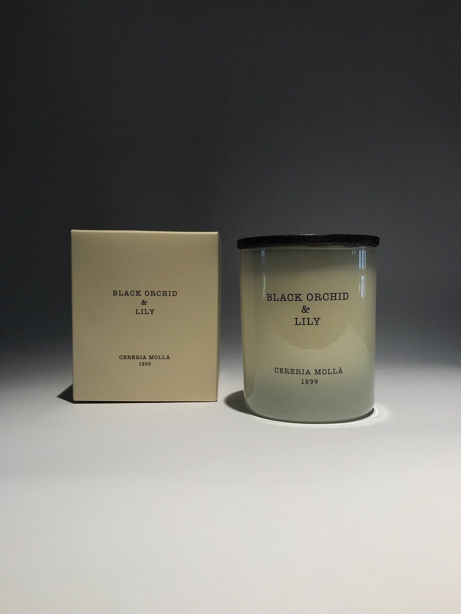 Duftkerze Black Orchid & Lily von Cereria Molla