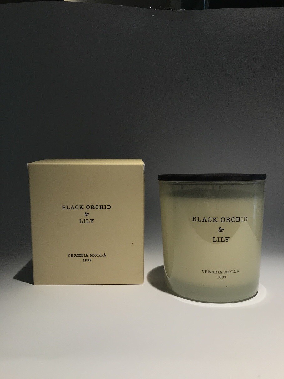 Duftkerze Black Orchid & Lily von Cereria Molla